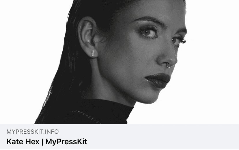 MyPressKit WhatsApp preview